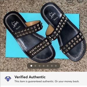 Christian Louboutin Studded Sandals size 42